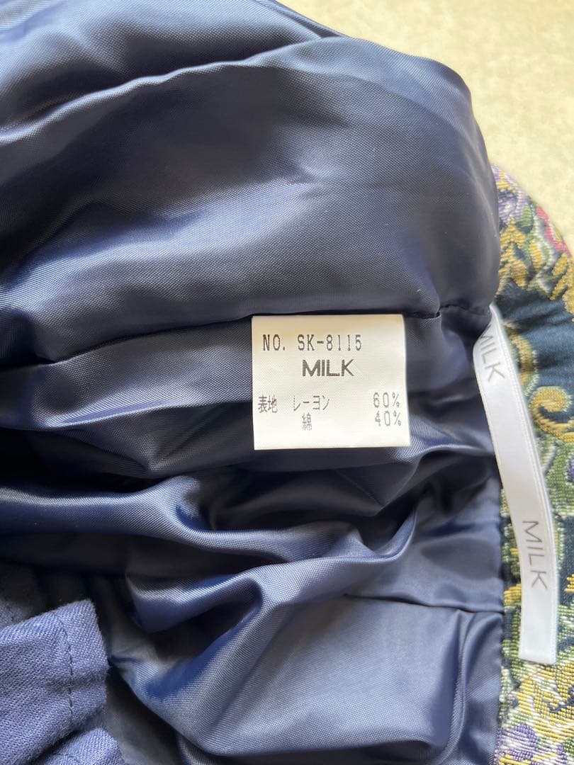 【美品】MILK ビンテージ　スカート　ゴブラン調