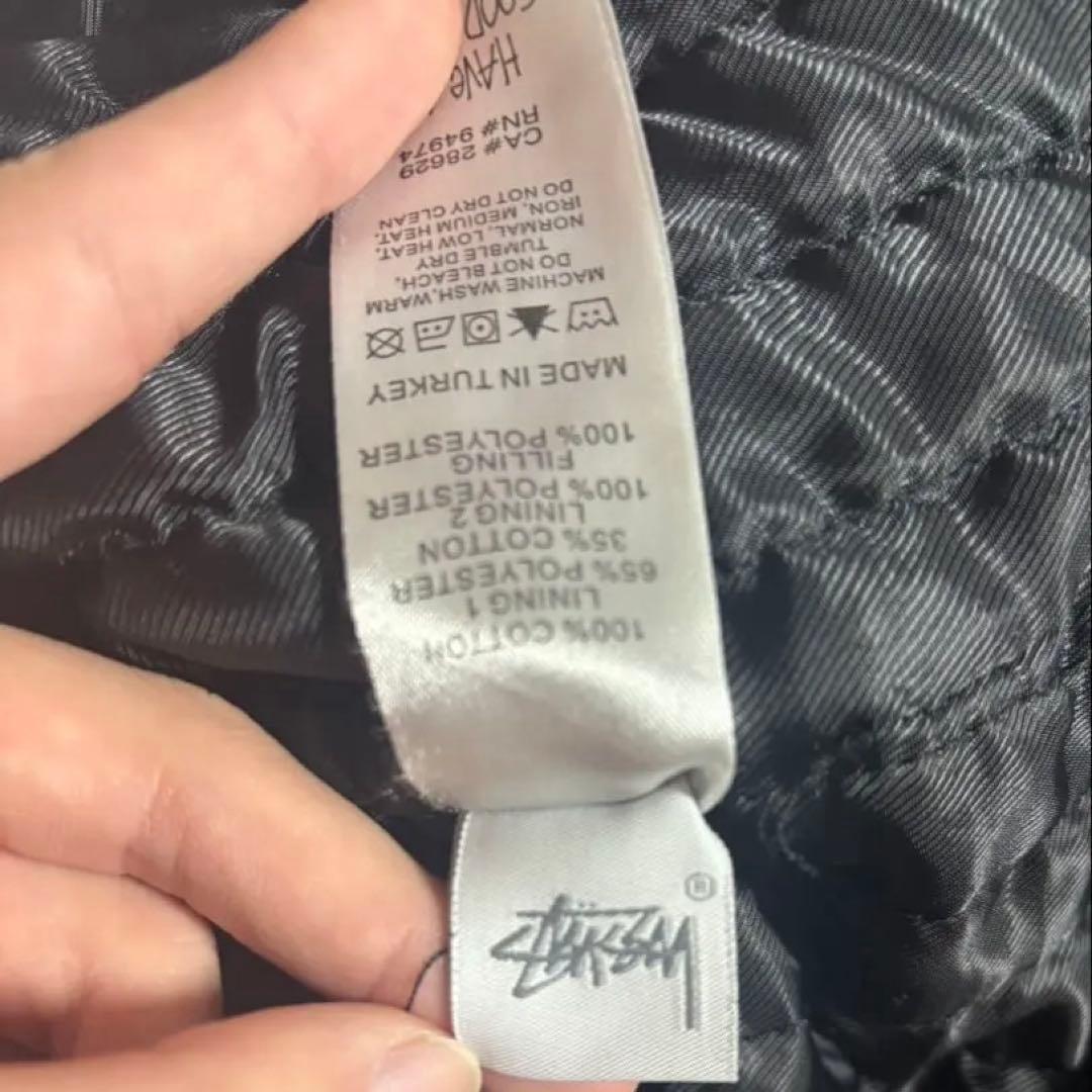 Stussy Quality Workgear M ブラックジャケット