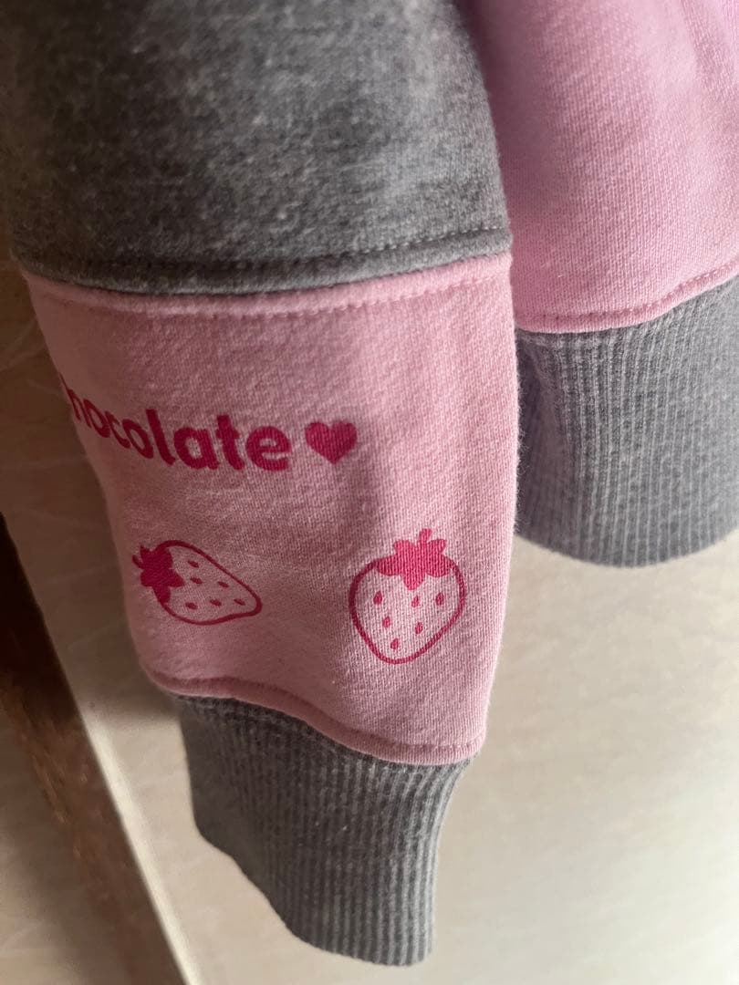 最終お値下 メゾピアノ L 160 ベリエちゃん トレーナー ピンクいちご レア