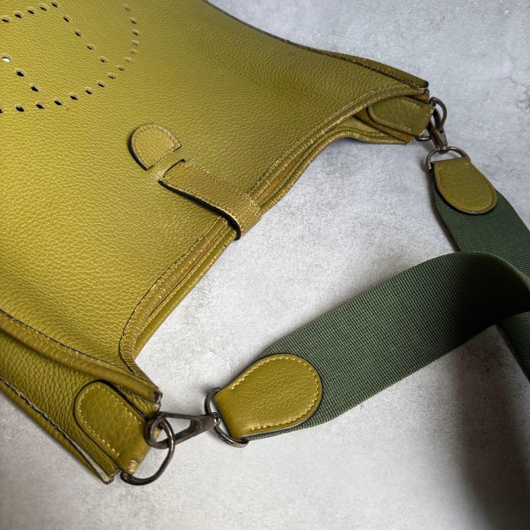 HERMES エブリン1 PM ショルダーバッグ レザー ◽︎H刻印