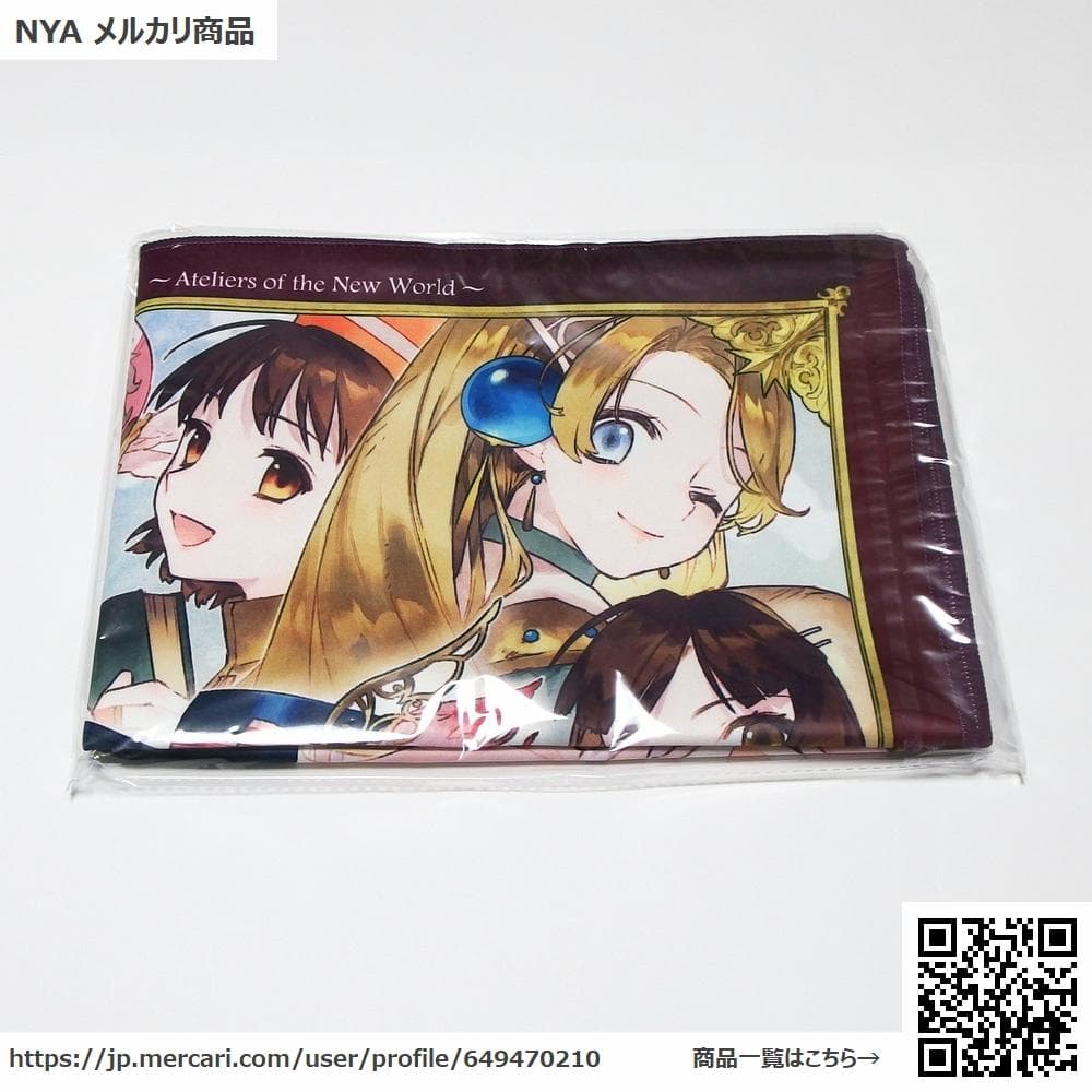 新品】ネルケと伝説の錬金術士たち 特製描き下ろしイラスト 特大 布