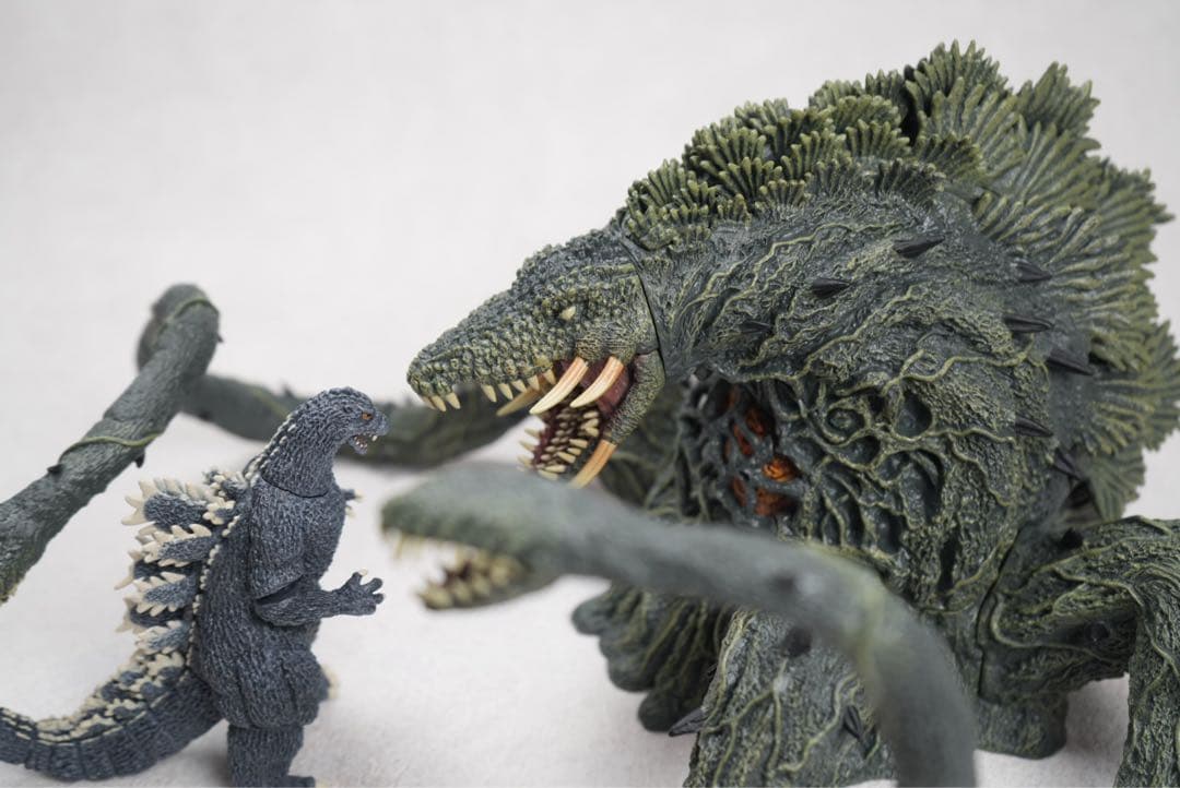 東宝怪獣コレクション ビオランテ ゴジラ 2体セットデアゴスティーニ 茨木彰