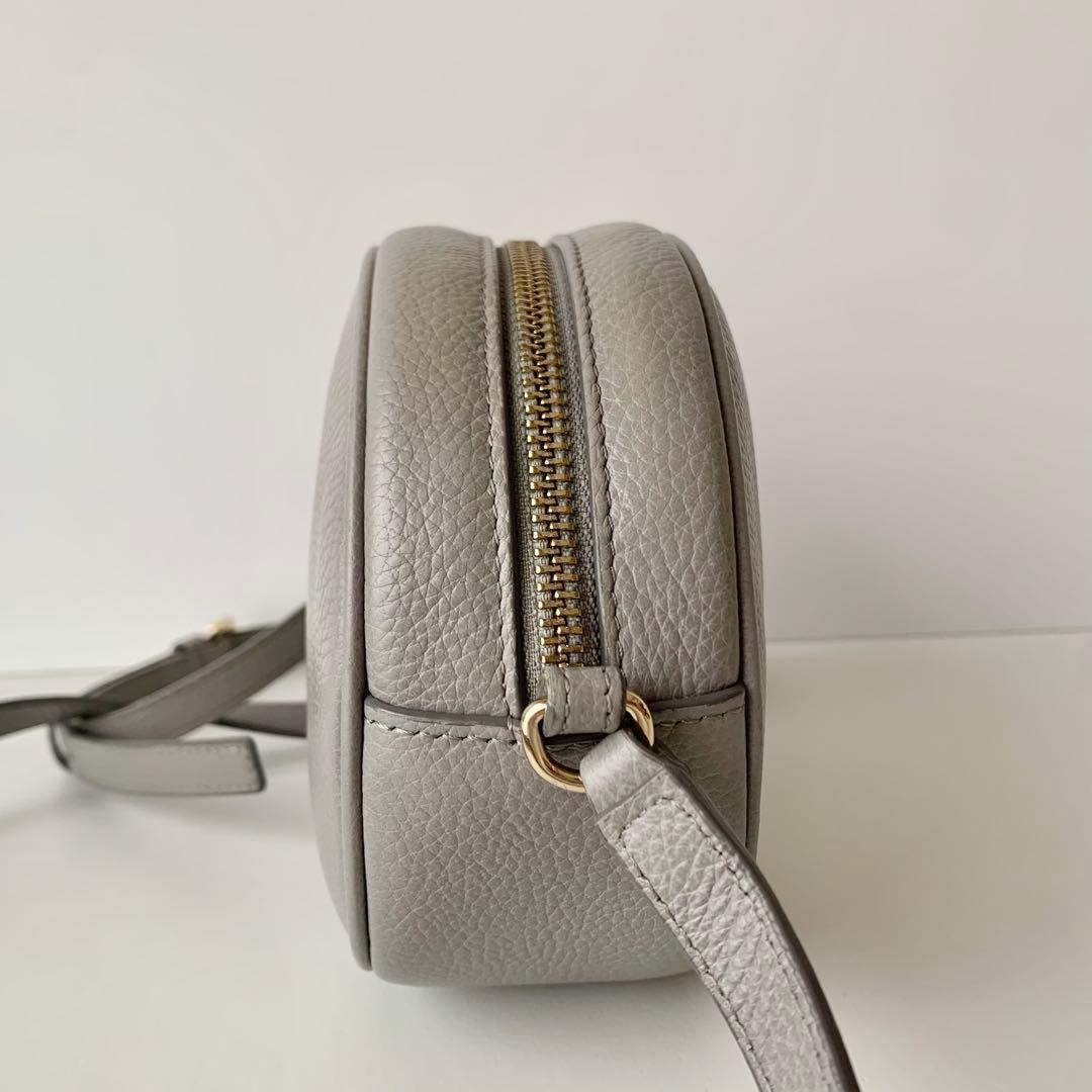 【FURLA】フルラ　ショルダーバッグ　カメラバッグ　グレー　ライトグレー