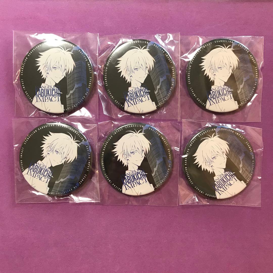 渚カヲル6個セット 新世紀エヴァンゲリオン 歌舞伎町タワー コラボ缶