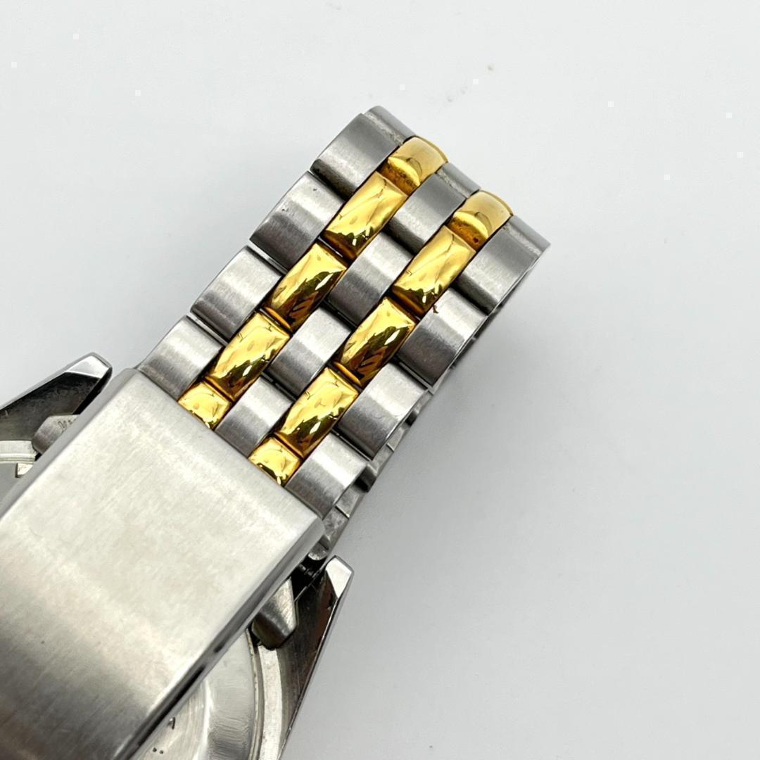 良品 オリエント スリースター 21石 腕時計 自動巻き デイデイト ゴールド