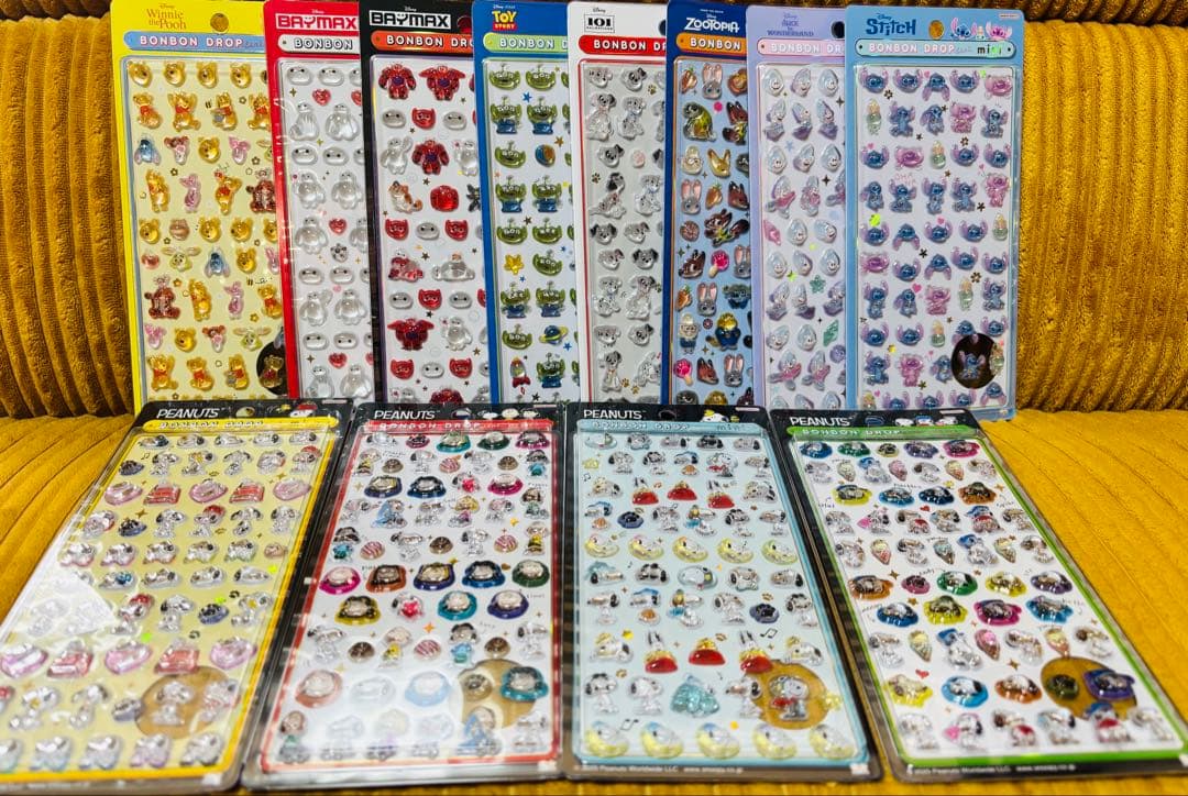 即日発送【新作】全種類セットボンボンドロップシールミニ