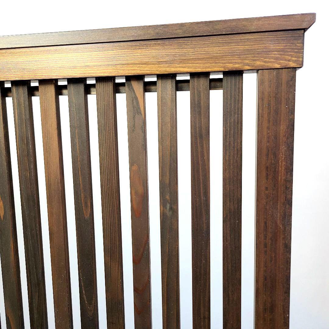 No8118【レトロ調】縦格子 衝立、パーテーション、間仕切り【吹き抜け