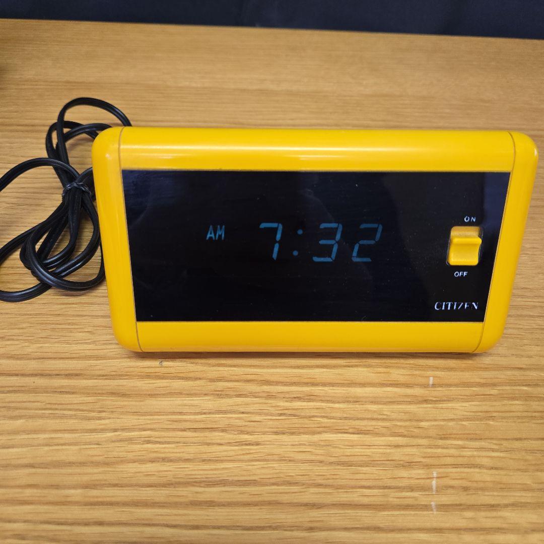 昭和レトロ シチズン デジタル クロック タイマー トワライト 置時計