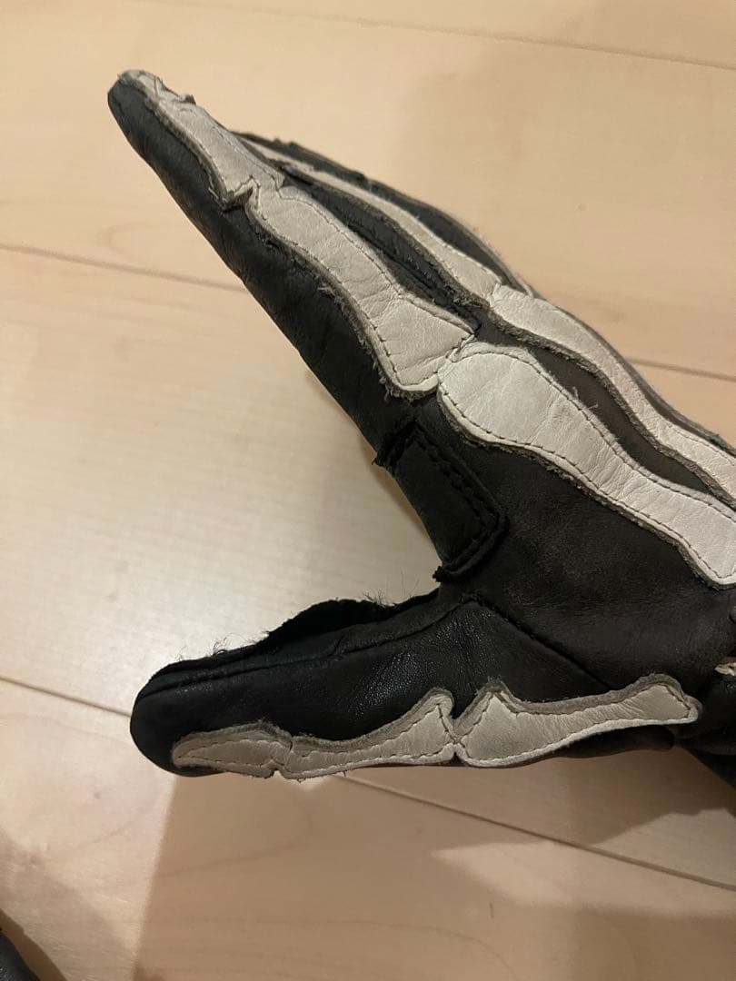 廃盤レア VANSON レザー グローブ S 骨