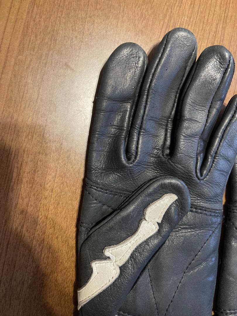廃盤レア VANSON レザー グローブ S 骨