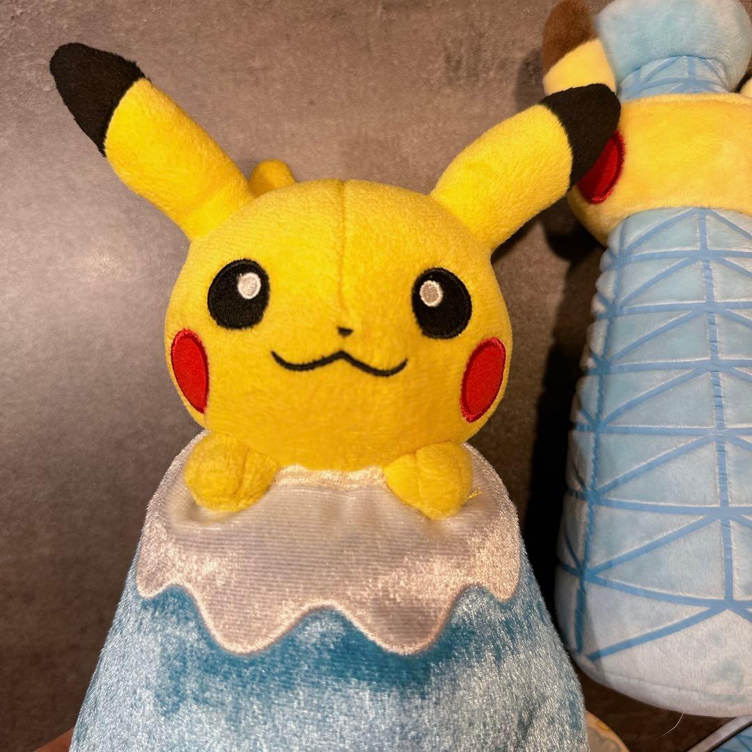 富士山ピカチュウ スカイツリーピカチュウ　ぬいぐるみ