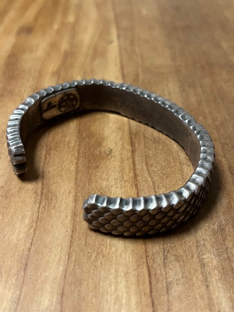 ナバホ ネイティブ ビンテージ バングル リンチシルバースミス ウィングロック