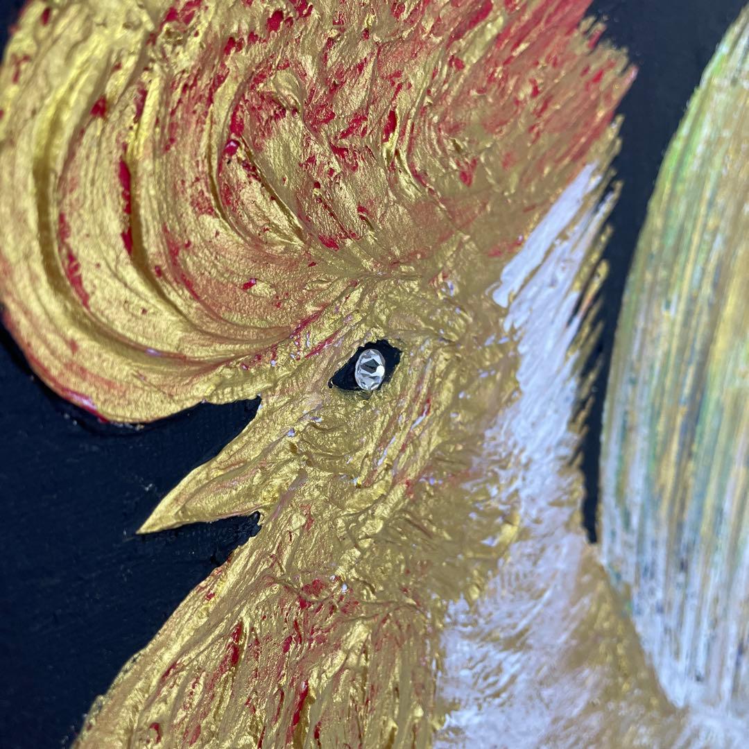 希少品　MAD JOHNSON/マッドジョンソン、ニワトリ絵画、直筆サイン入り