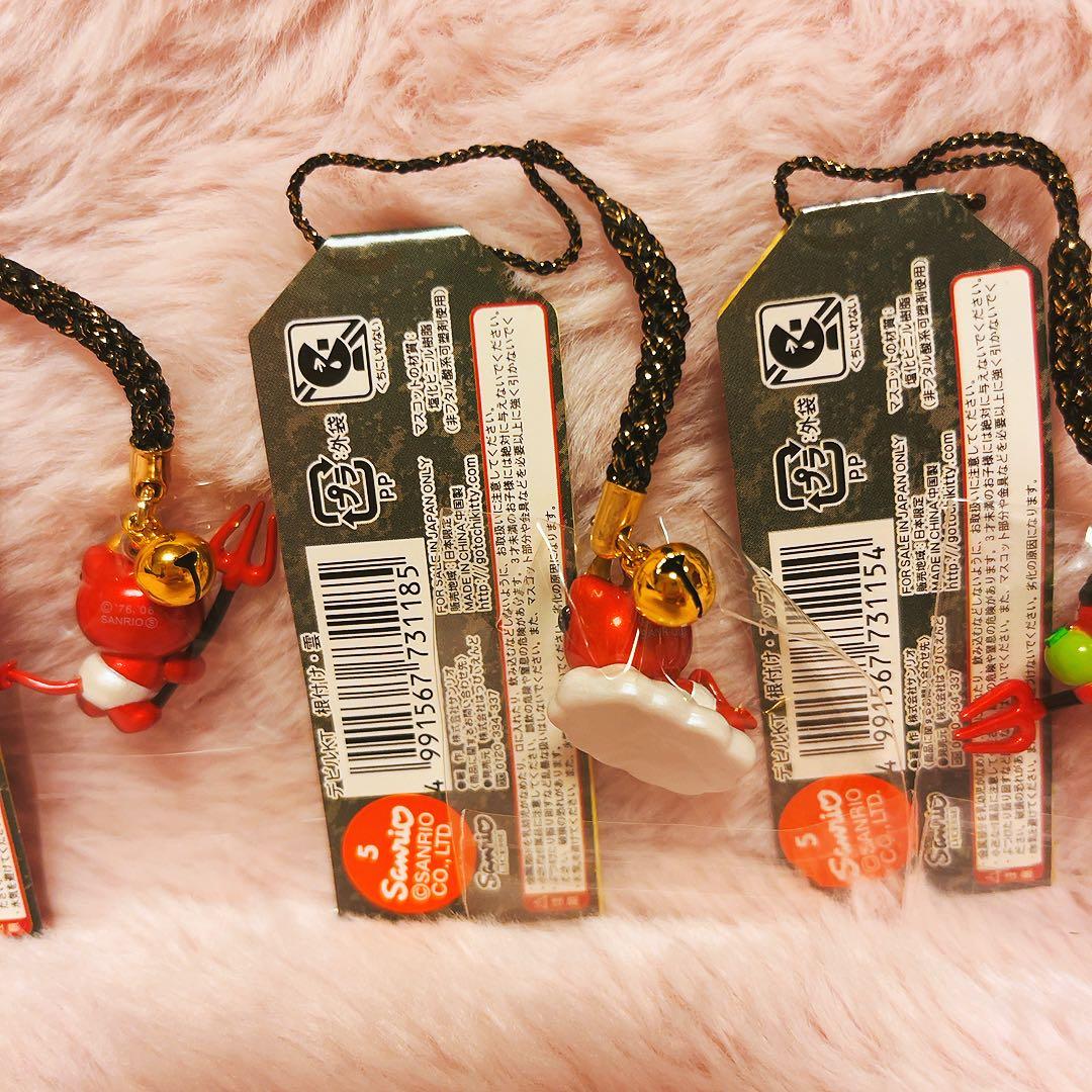 希少レア　ハローキティ　根付け　デビルシリーズ　2006 平成レトロ　サンリオ