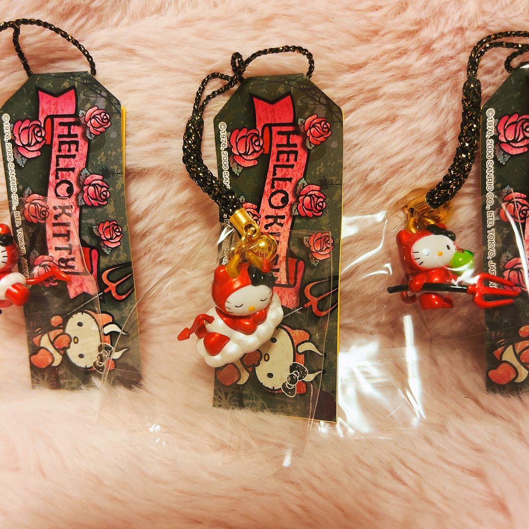 希少レア　ハローキティ　根付け　デビルシリーズ　2006 平成レトロ　サンリオ