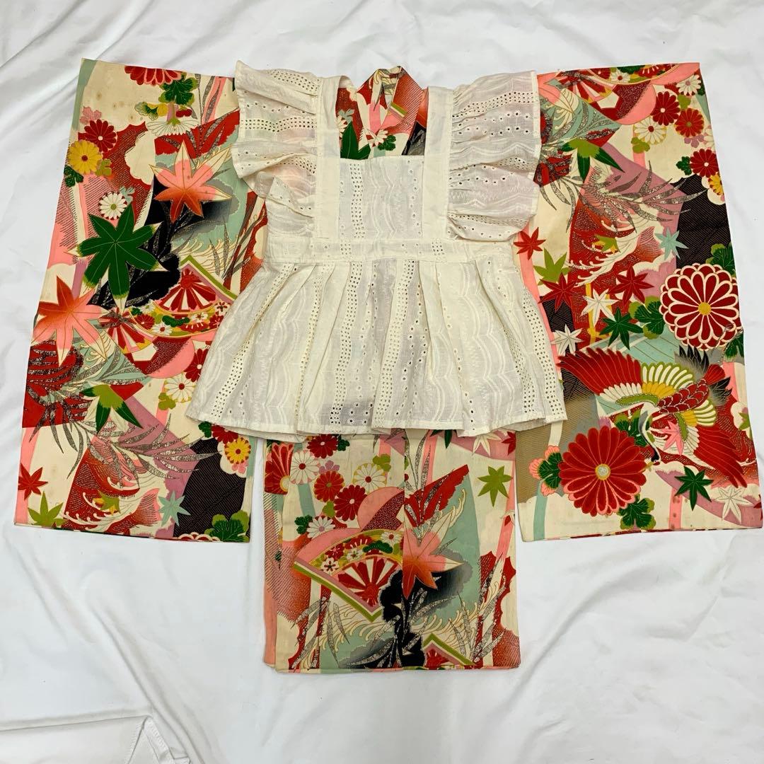 508ag75着物のみ,501ag94着物&袴◎七五三 女の子 アンティーク