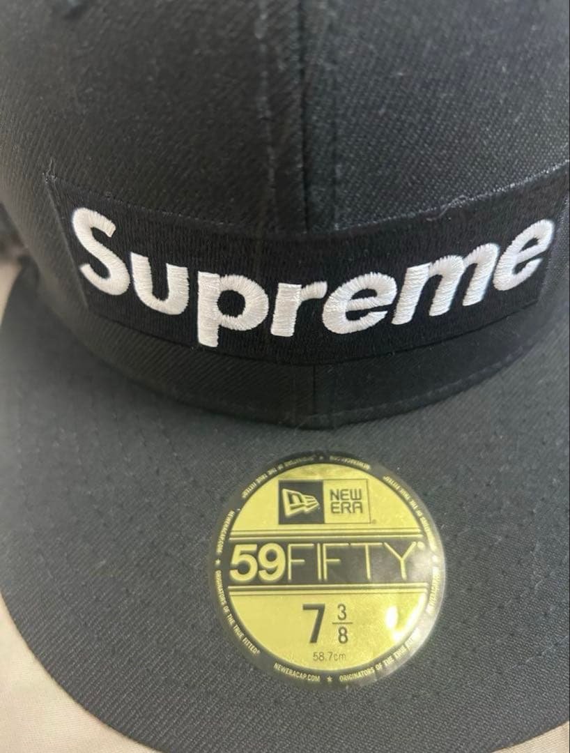 Supreme ファー付きキャップ59FIFTY 7 3/8 Supreme 59FIFTY ファー付き
