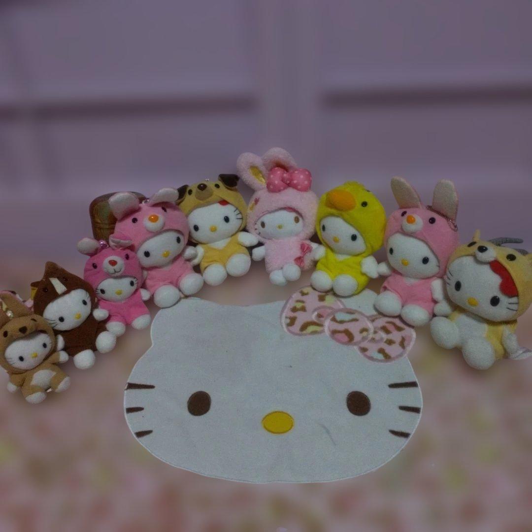 超激レア‼️レトロ‼️キティ 着ぐるみ‼️9 体セット‼️