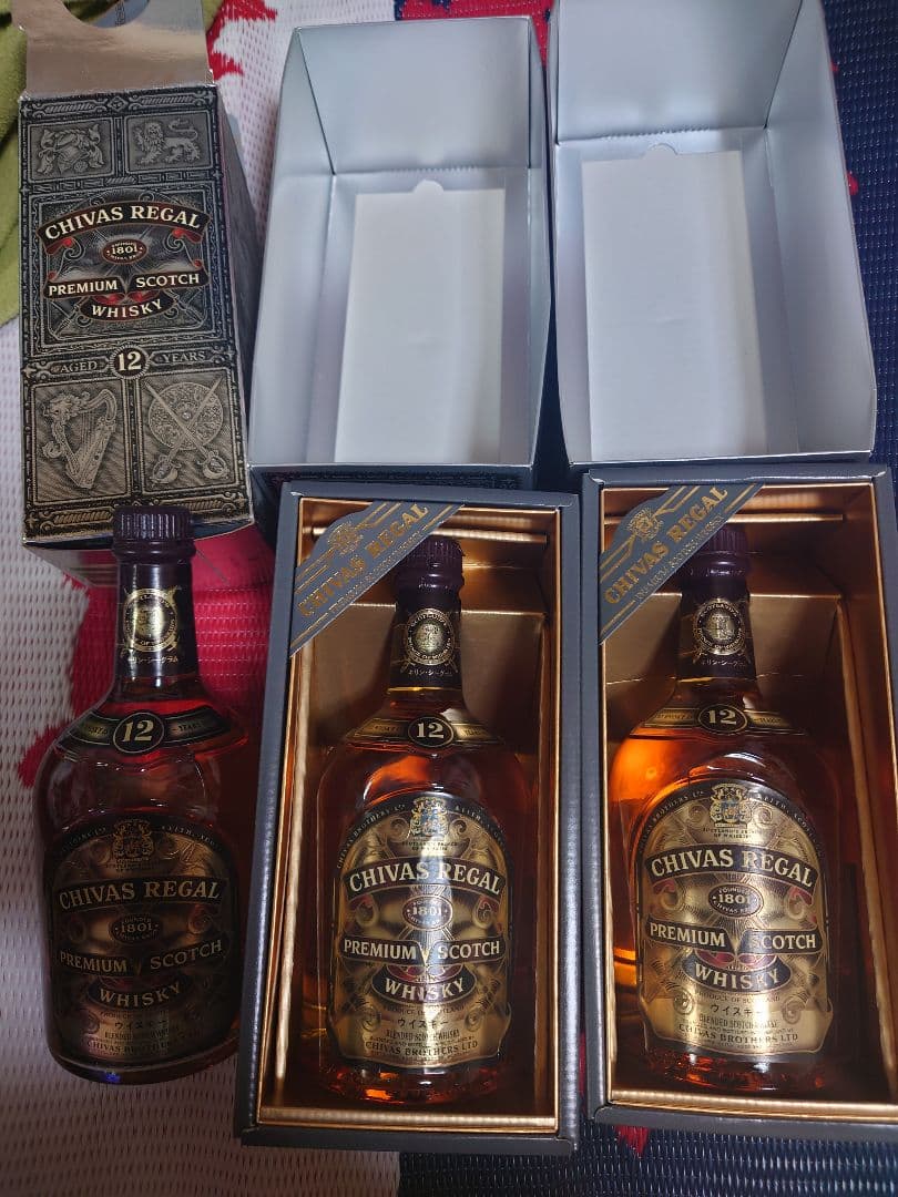 シーバスリーガル12年3本セット