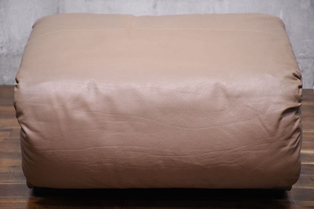 DLK150 maruni マルニ木工 レザー/本革張り オットマン スツール