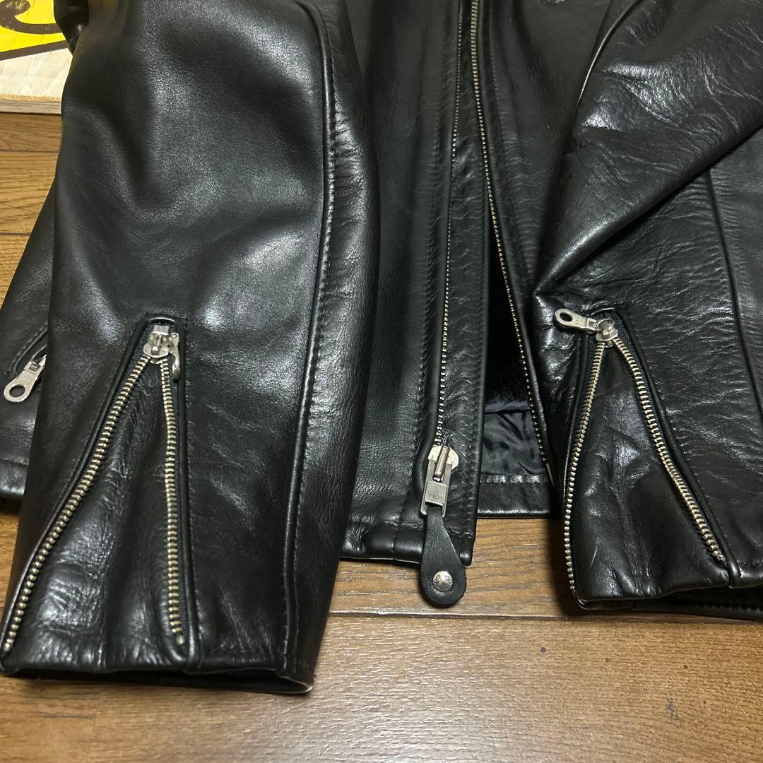 美品‼️新型schott141 42インチシングルライダースインナーボア付