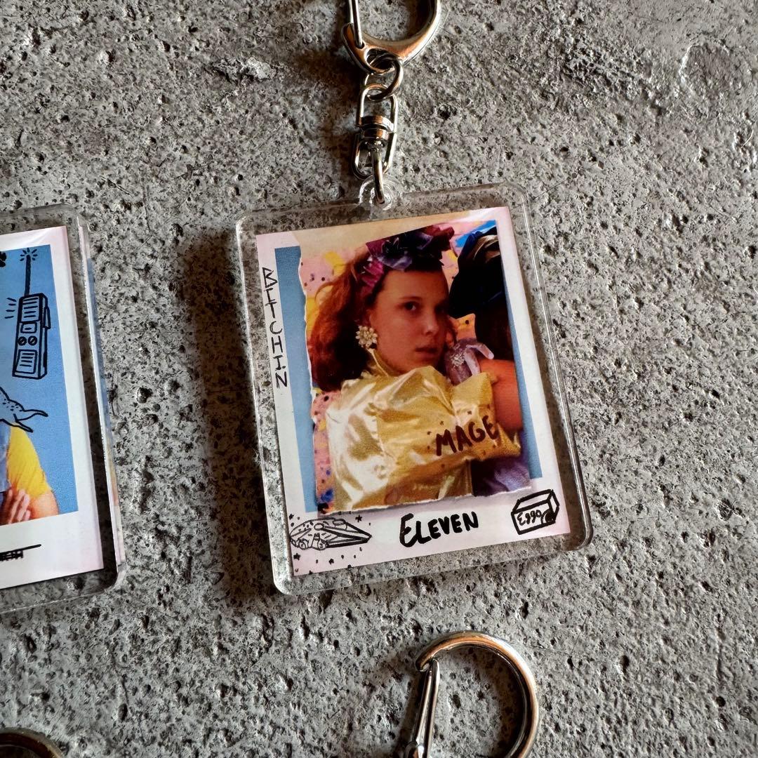 ストレンジャーシングス 落書きデザイン キーホルダー全6種類セット