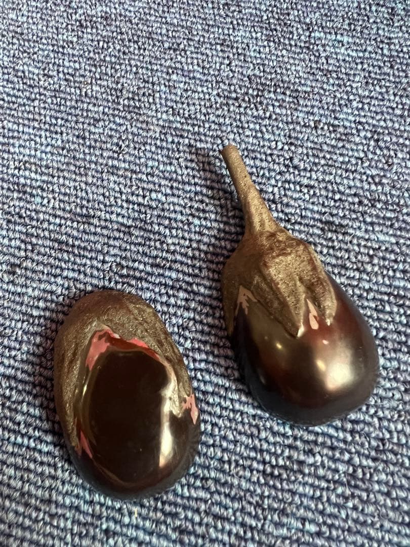 1434 道場宗廣 宗廣 茄子 乾漆 香合 未使用