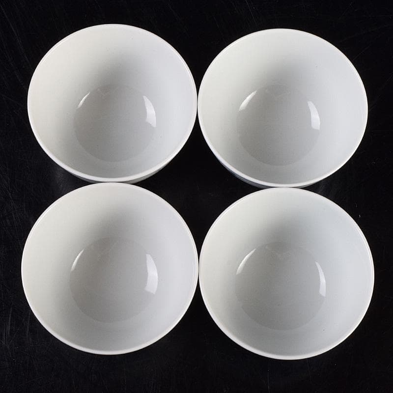 煎茶道具 平安陶工 清山造 染付 花鳥文 煎茶碗 四客 共箱