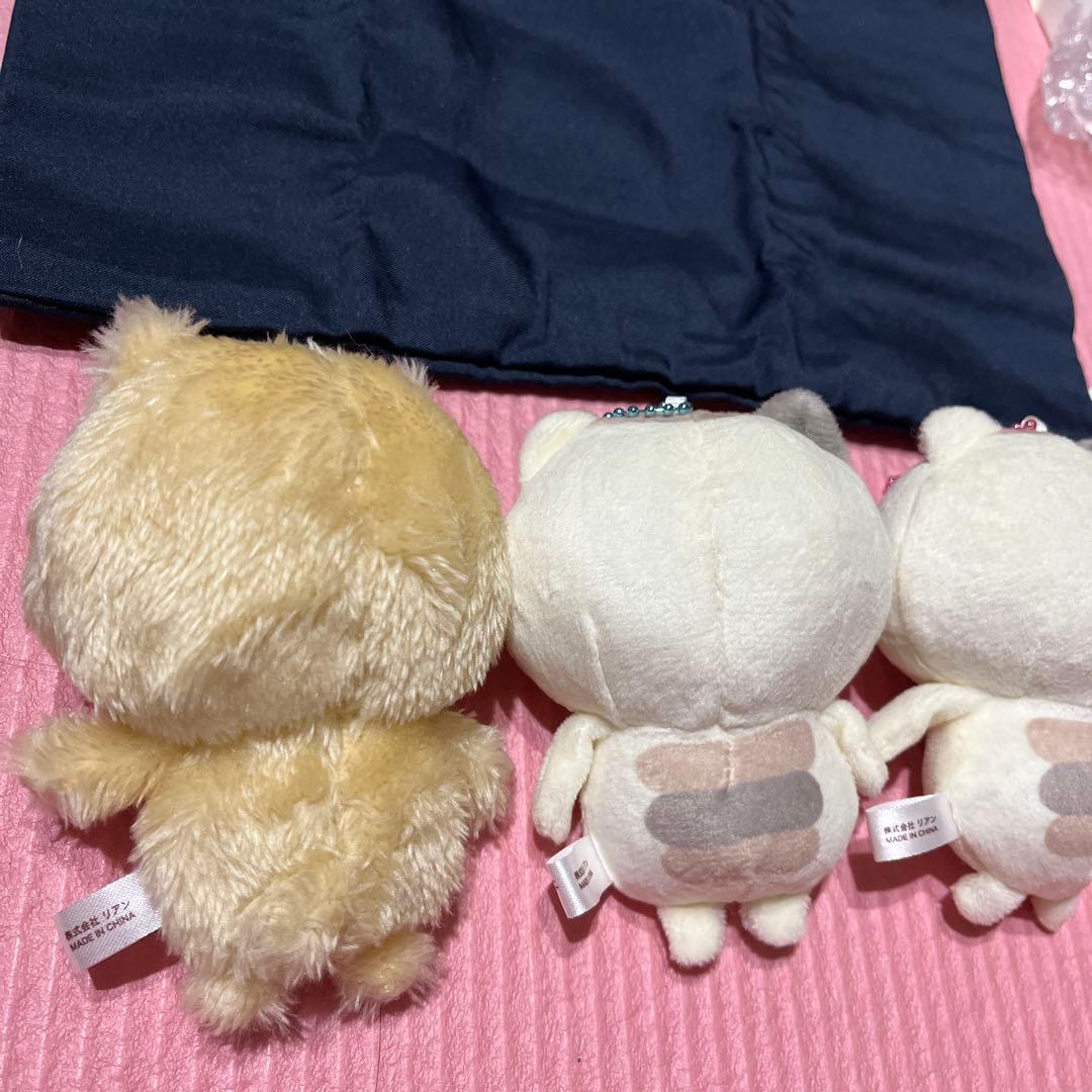 となりのにゃんこ ミケ クリーム マスコット エコバッグ コースター まとめ売り