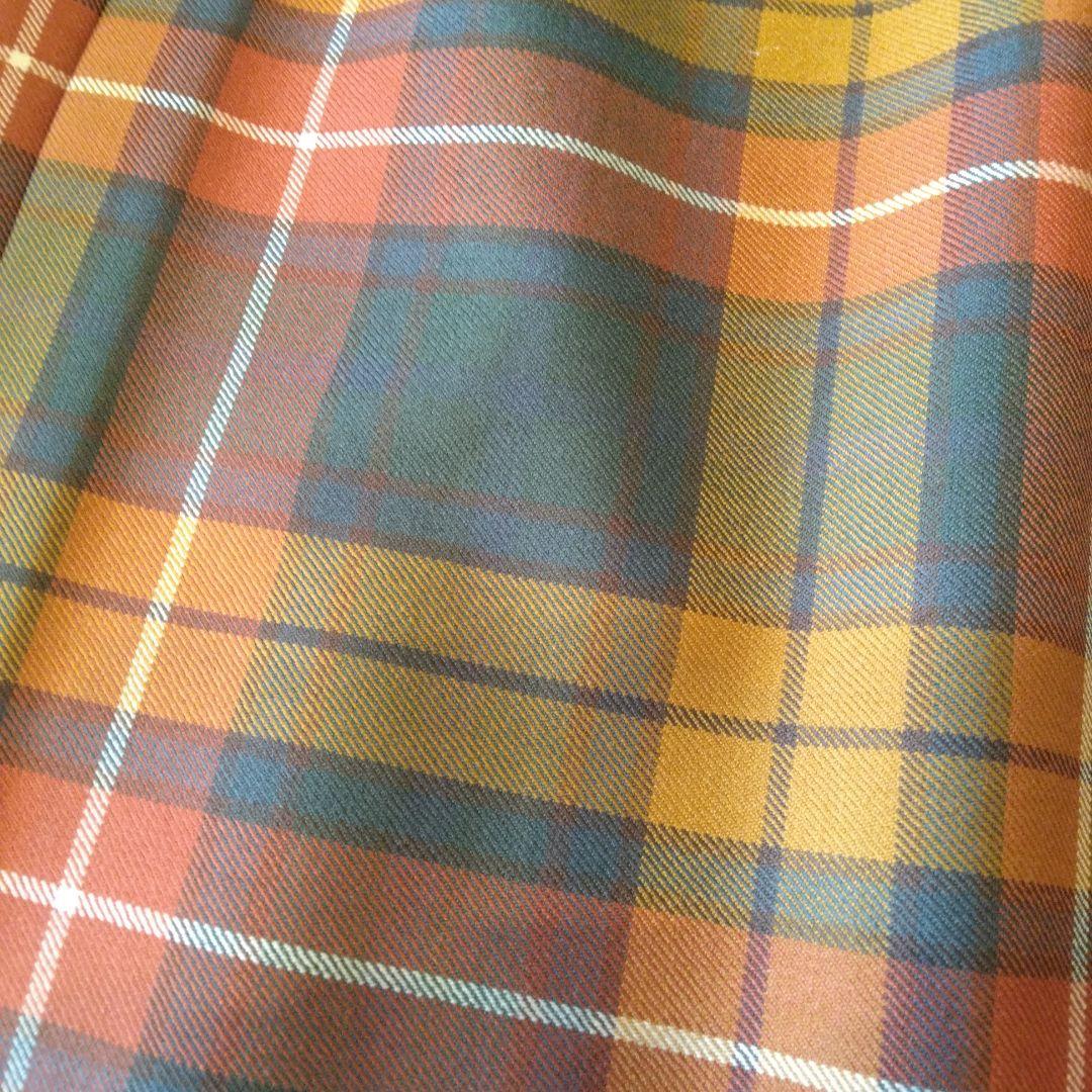 wool100%オニールオブタブリンスカート タータンチェック