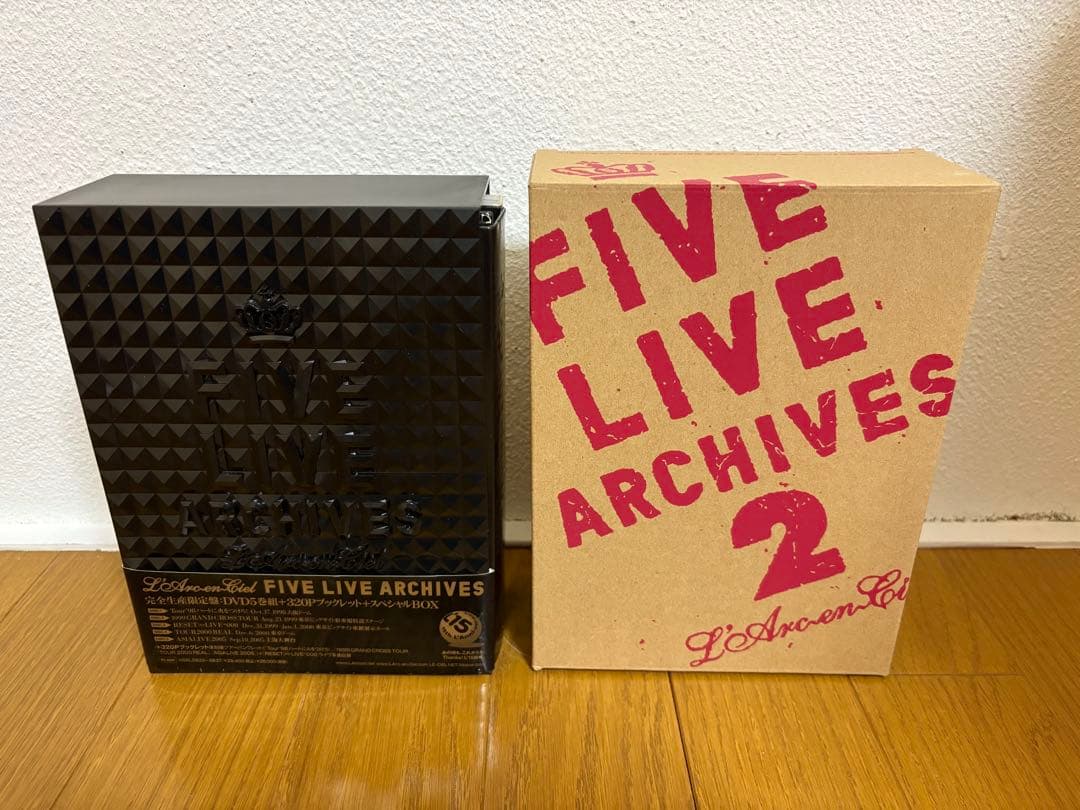 L'Arc〜en〜Ciel FIVE LIVE ARCHIVES1&2セット L'Arc~en~Ciel FIVE LIVE ARCHIVES 2 セット Amazon.co.jp: FIVE LIVE