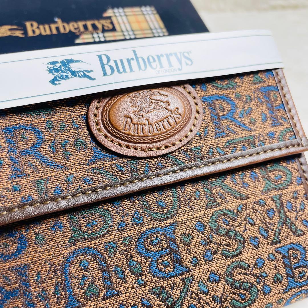 新品未使用 箱付 正規品 BURBERRY 折り財布がま口財布 ノバチェック