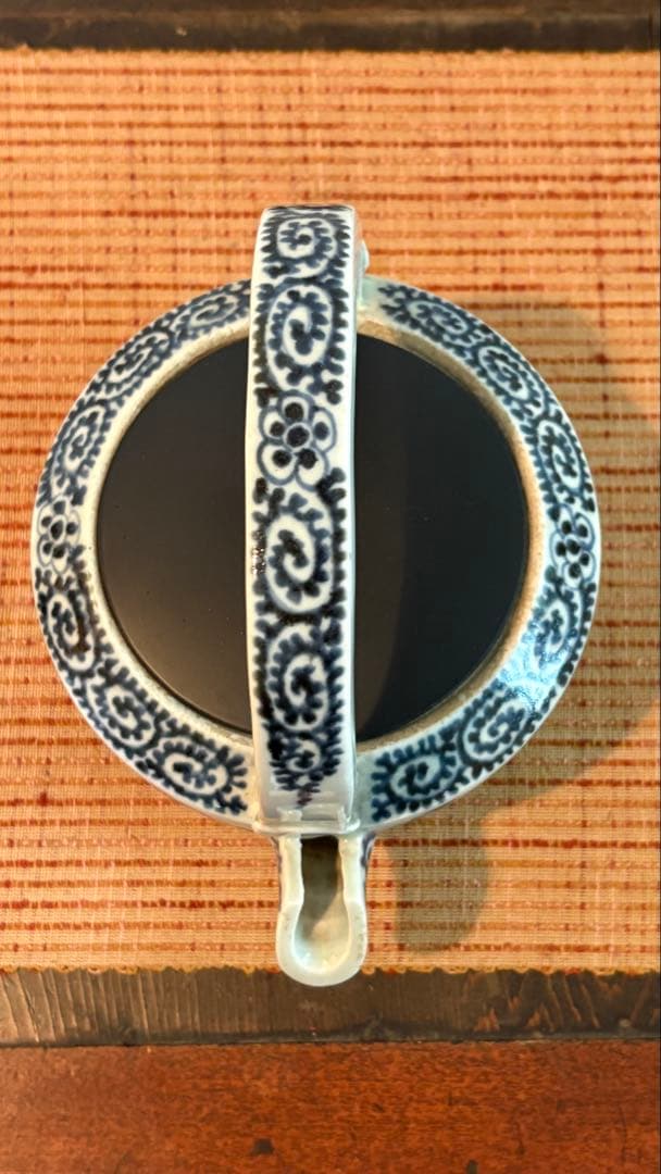 古民具 古伊万里 酒注 水柱 染付 蛸柄 5弁花 江戸時代 骨董 - メルカリ