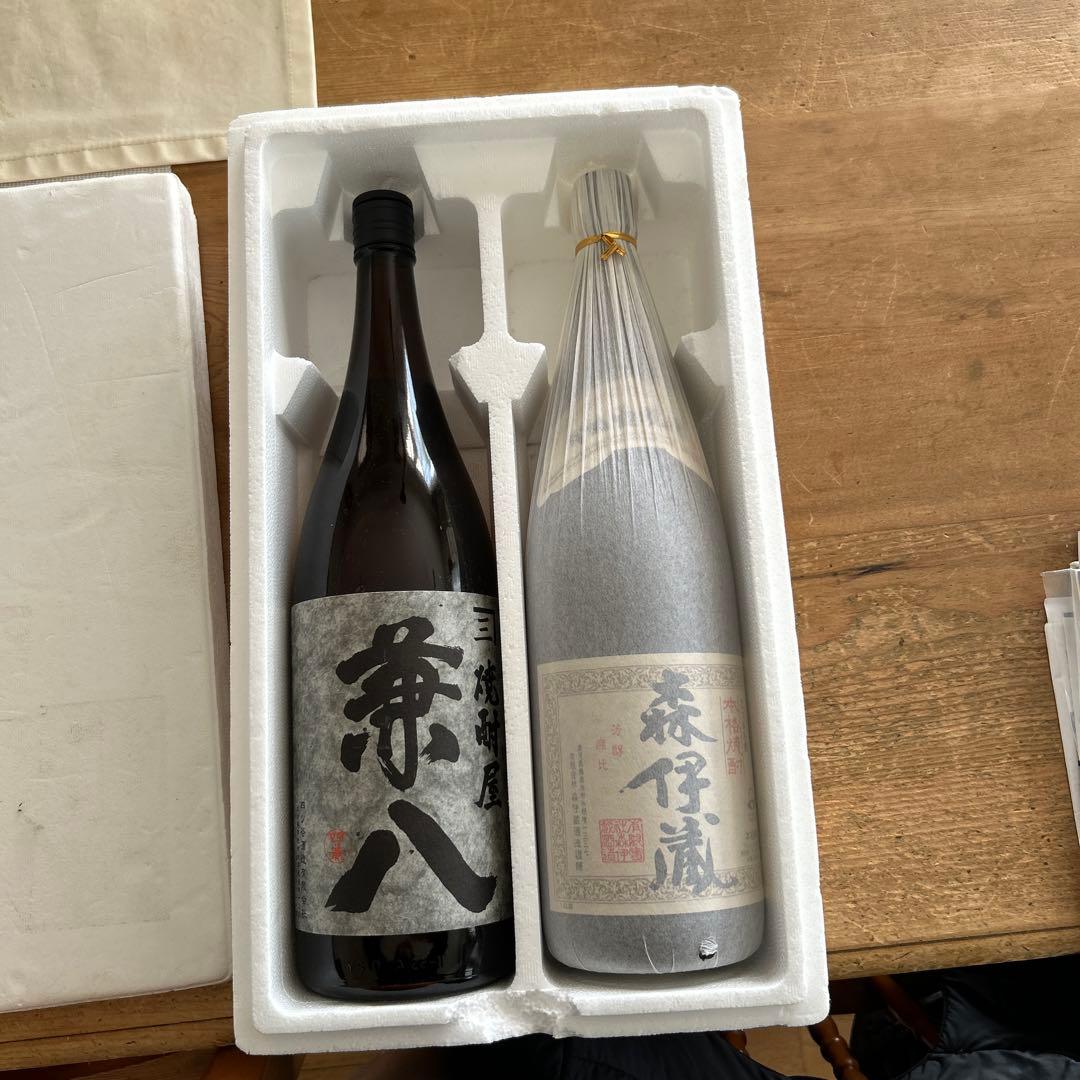 森伊蔵・兼八焼酎セット 1800ml 森伊蔵酒造 森伊蔵 1800ml 箱なし 和紙付き 芋焼酎 : お酒市場JOYLAB