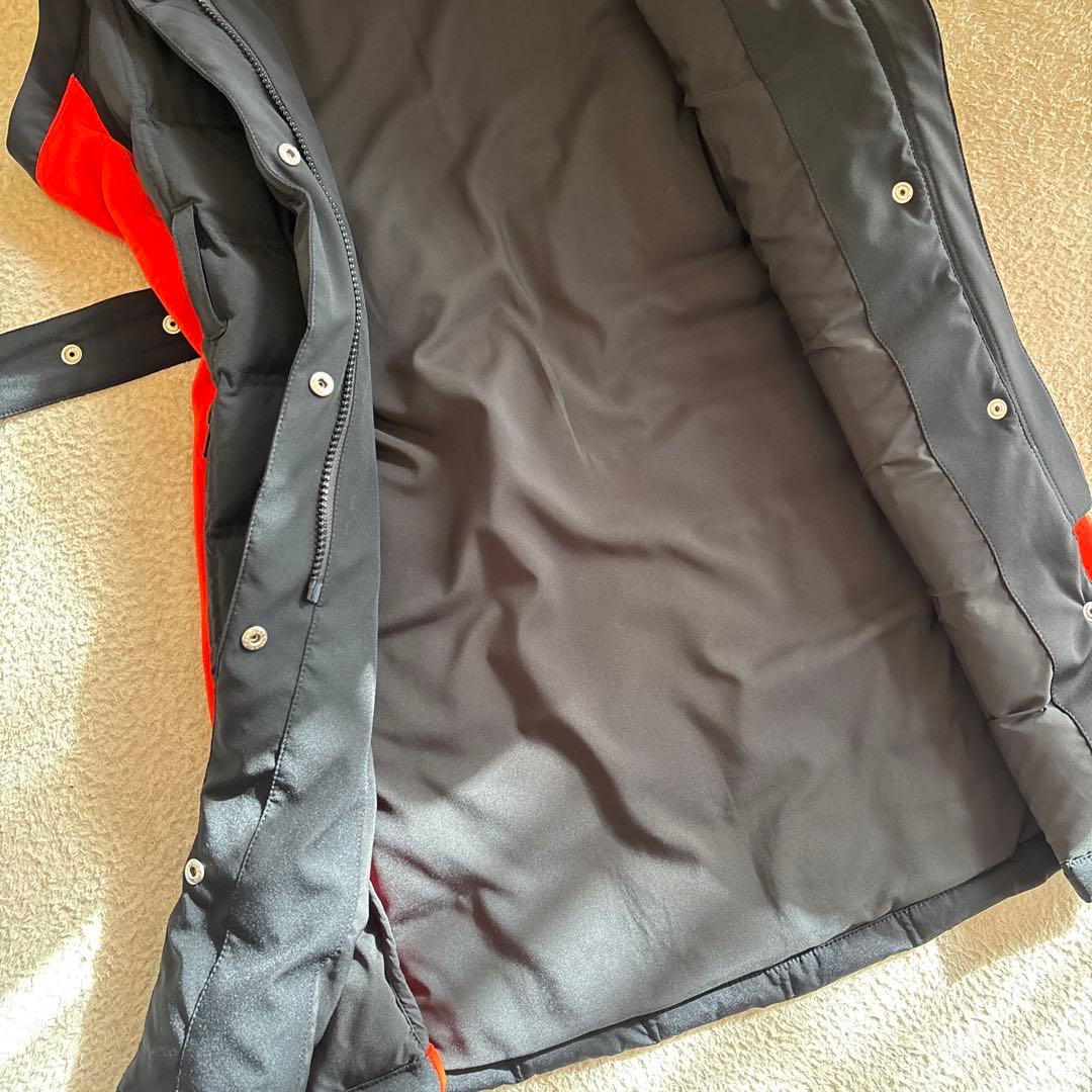 りっちゃん様ノエルレウシール　中綿ダウンフェザー　ワンピース　黒オレンジ　未使用