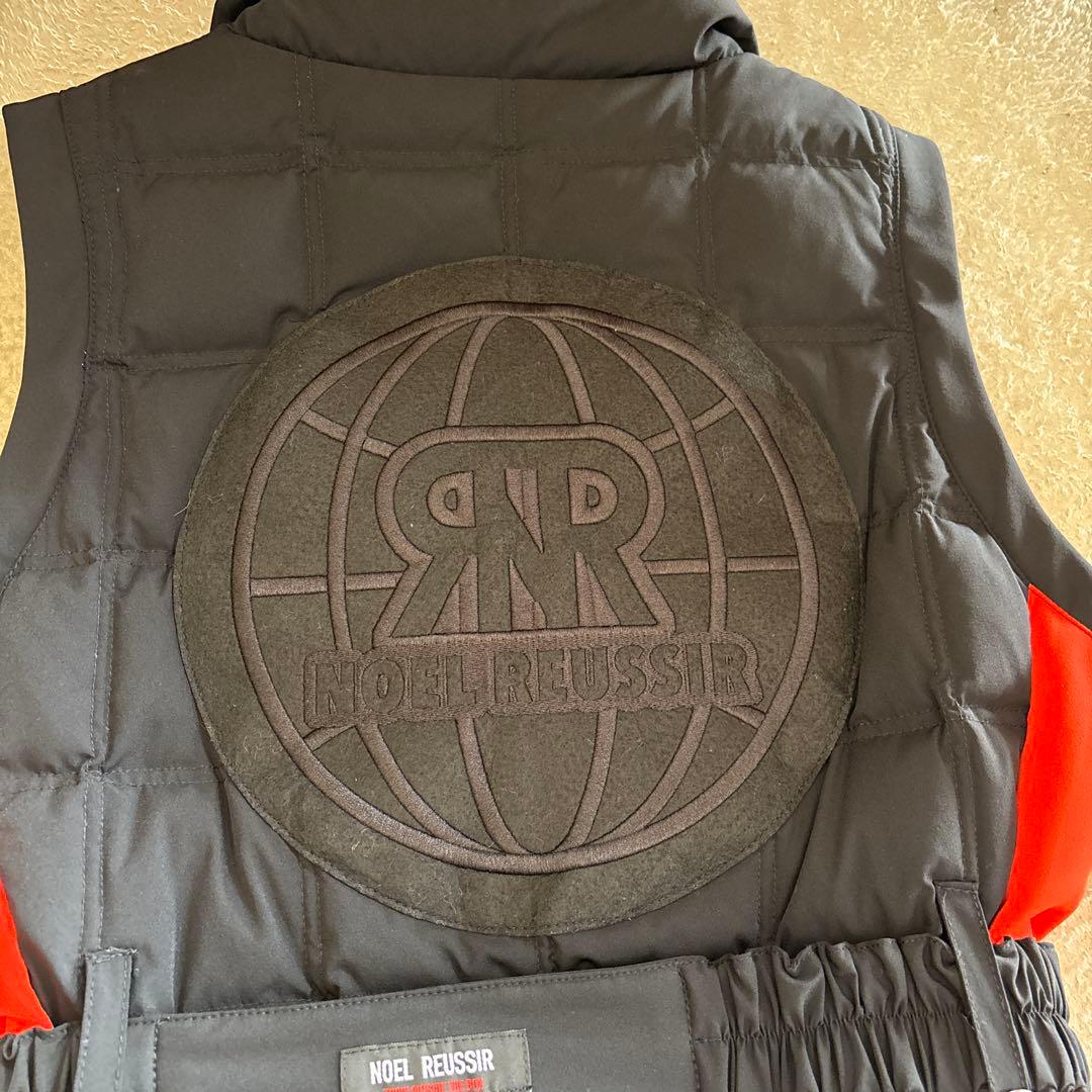 りっちゃん様ノエルレウシール　中綿ダウンフェザー　ワンピース　黒オレンジ　未使用