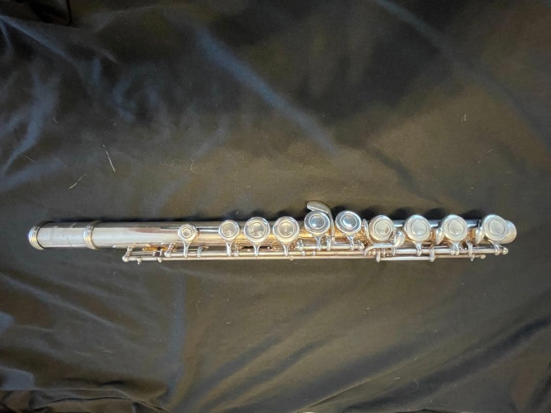 YAMAHA YFL411 銀製フルート ケース付き　調整必要