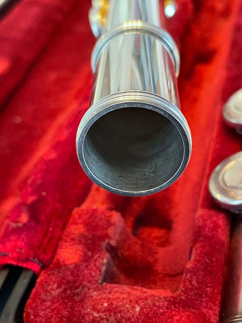 YAMAHA YFL411 銀製フルート ケース付き　調整必要