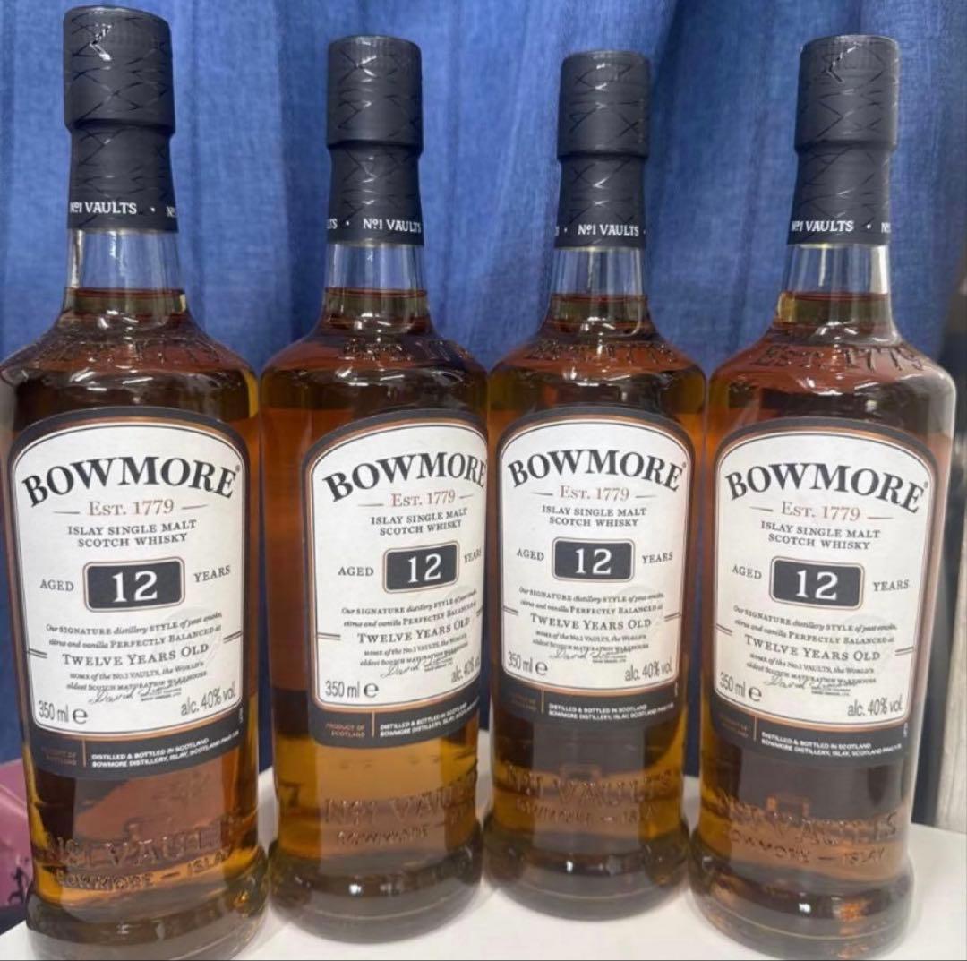 BOWMORE 12年 スコッチウイスキー 350ml 4本 BOWMORE 12年 スコッチウイスキー 350ml 4本 Amazon.co.jp: 【父の日