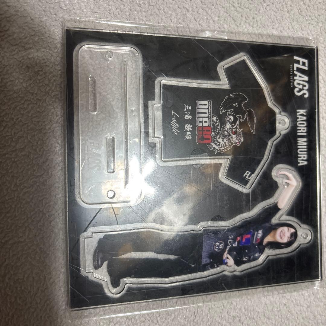 FLAGS 三浦歌織プロ ライブカード　タンブラー　アクリルスタンドセット