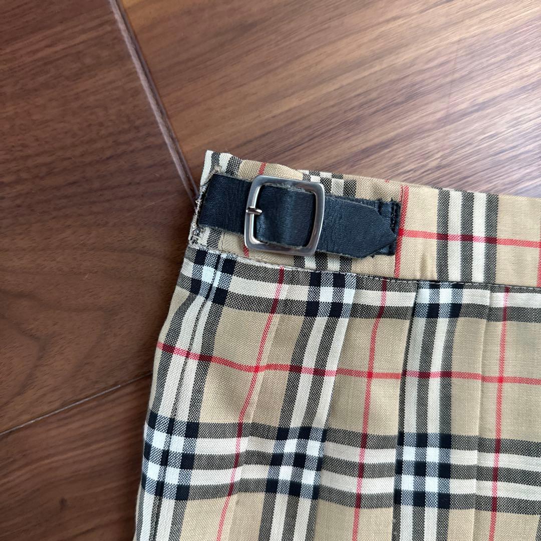 【虎】BURBERRYLondon バーバリーロンドン　チェック柄スカート
