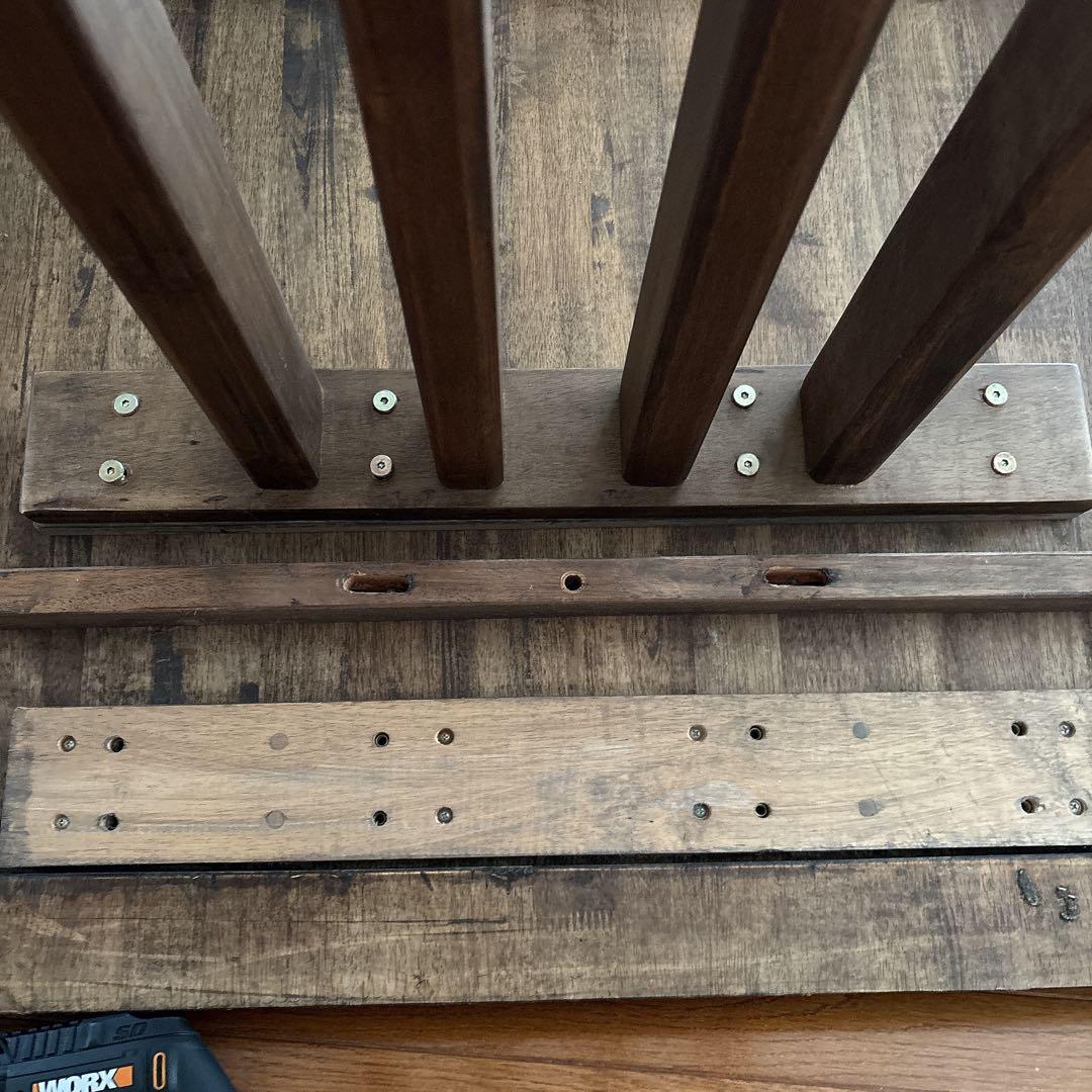 美品】ナチュラルウッド ダイニングテーブル 幅190cm 6人~8人