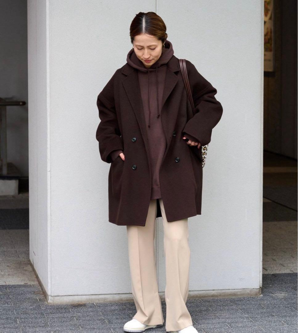 最終価格 Framework ハミルトンリバーテーラードコート ブラウン 38