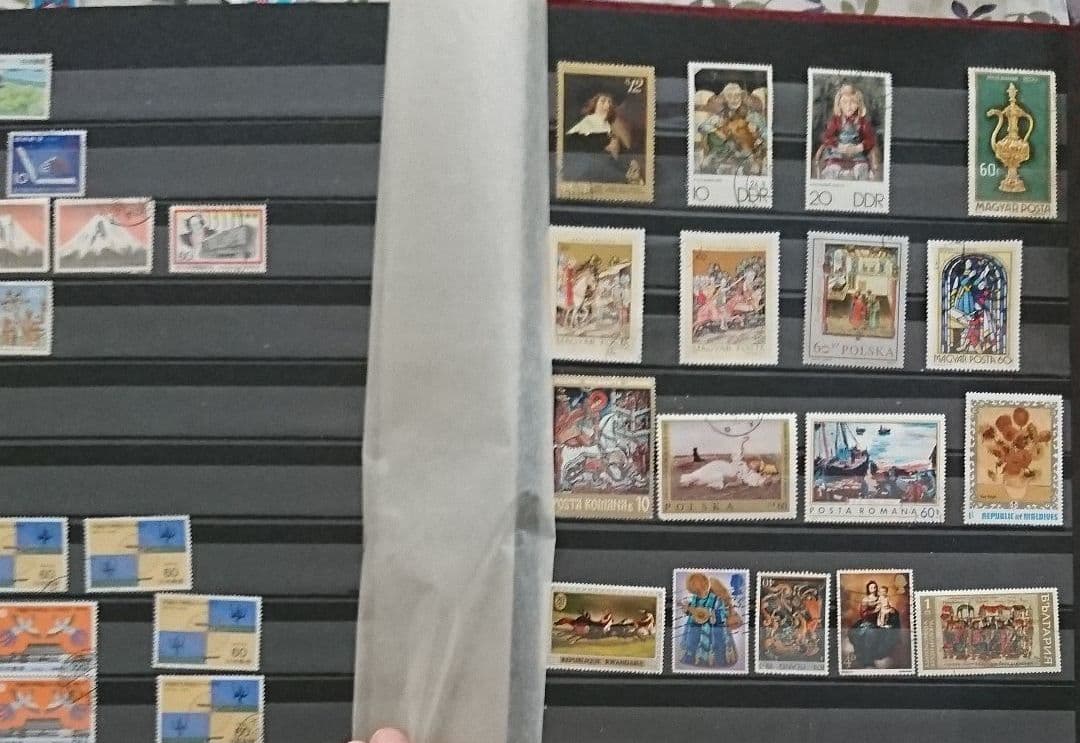 438) 使用済み切手 国内-外国