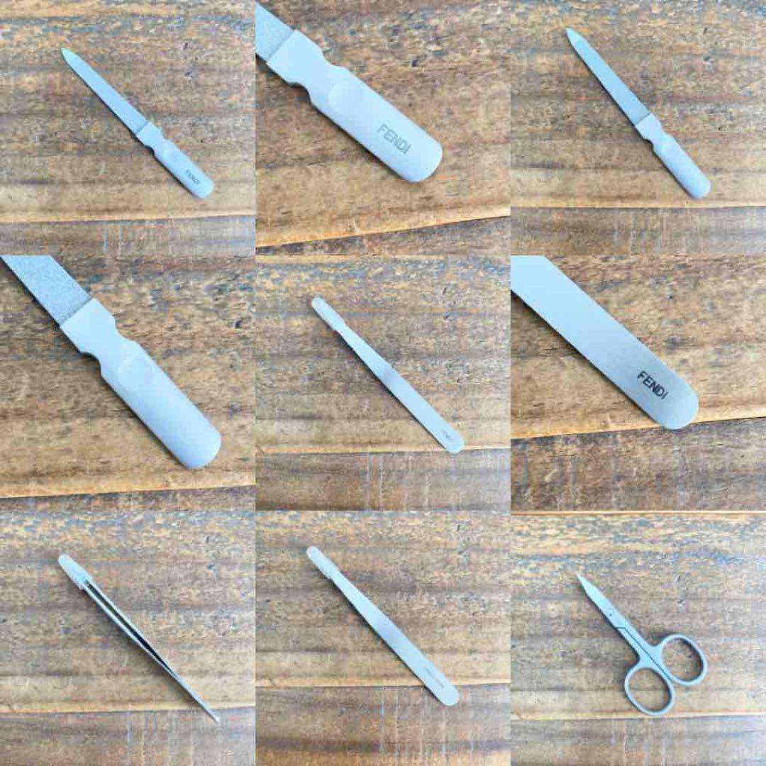 FENDI フェンディ グルーミング ネイルケアセット レザーケース付き 爪