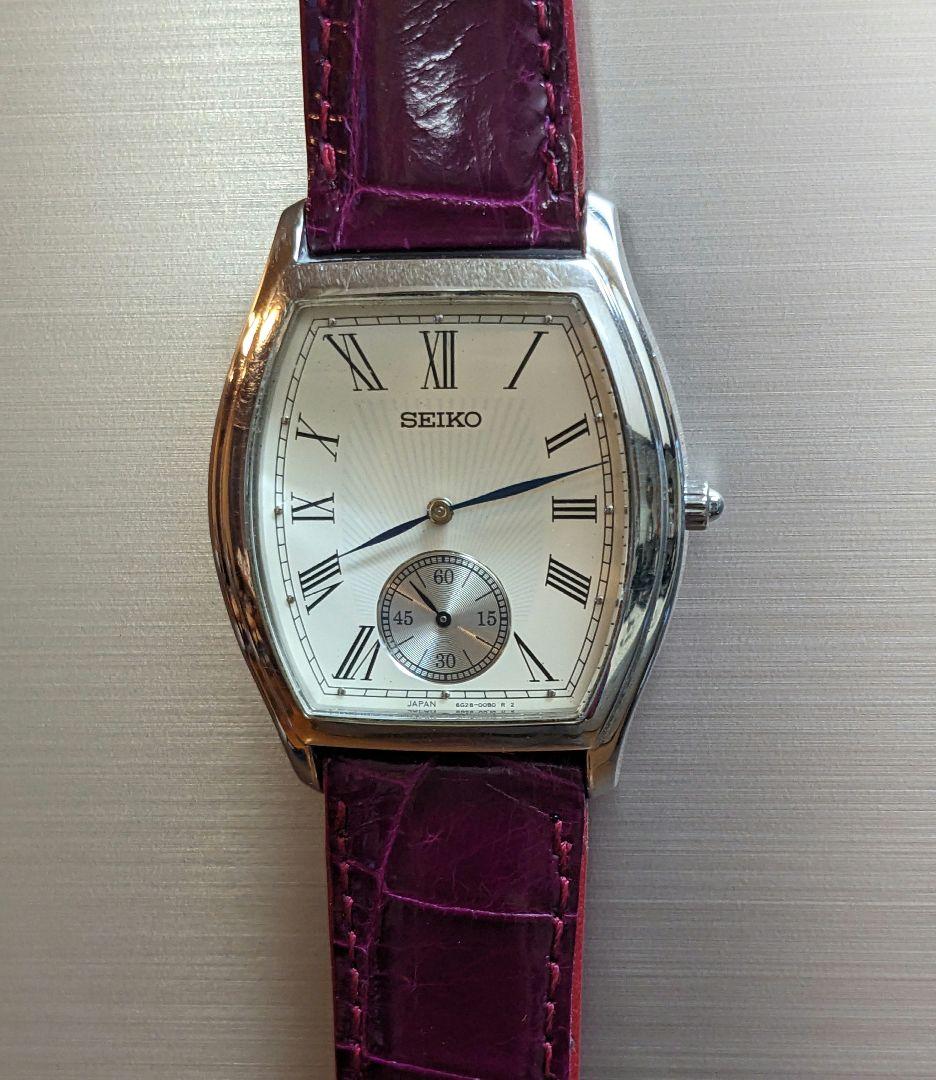 SEIKO インターナショナル スモセコ 6G28-00A0 青針　稼働美品