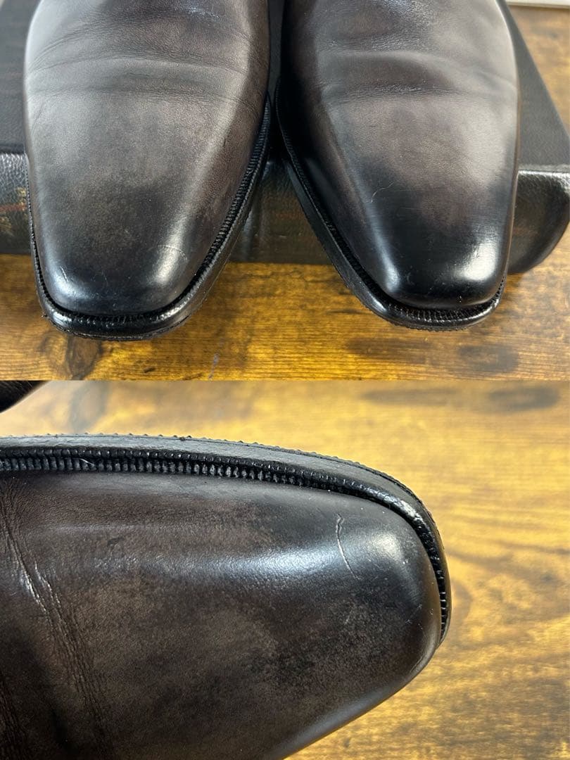 35万円　Berluti スカーズ アレッサンドロ　スクリット　シューズ　8.5