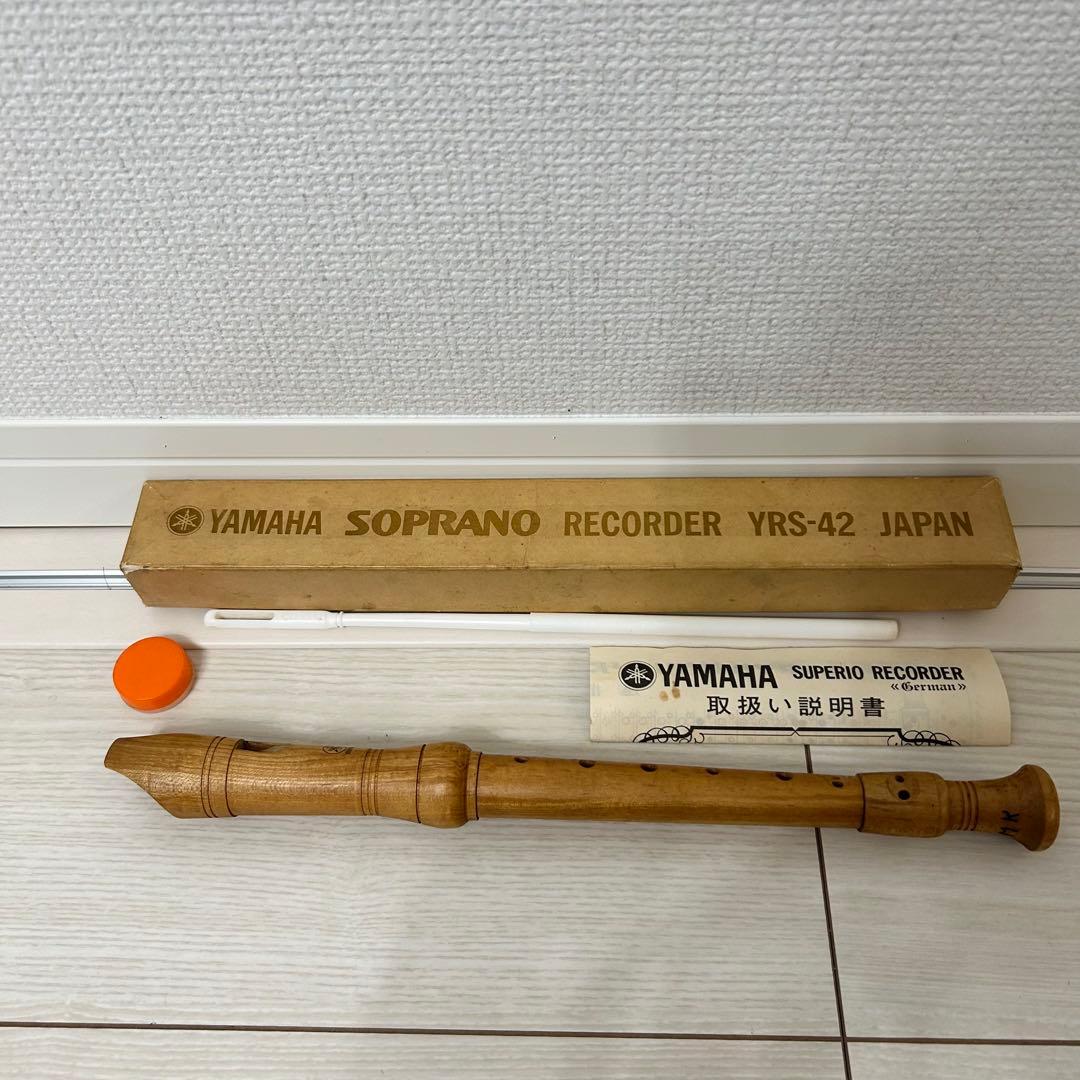 美品】【木製】YAMAHA YRS-42 ソプラノリコーダー 日本製 - メルカリ