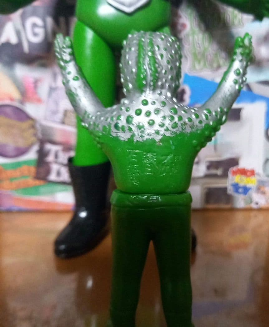 ライダー怪人スタンダードソフビ✨死神カメレオン✨初期個体✨貴重昭和レトロ✨激レア