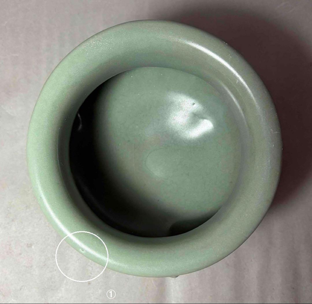 中国 青磁三つ足炉 f2251126